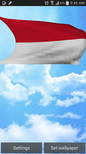 Indonesia Flag Live Wallpaper