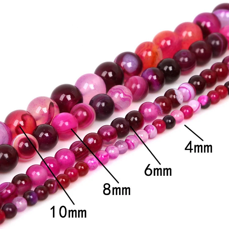 Title 6, Gestreepte agaat armband losse kralen halffabri...