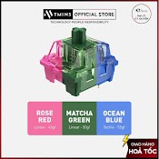 Bộ Switch Akko Cs (Ocean Blue / Matcha Green / Rose Red / Lavender Purple / Vintage White / Radiant Red) - 45 Cái/Pack