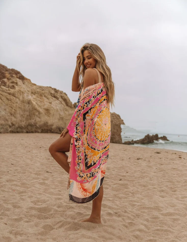 Zomer strand vakantie chiffon zonbescherming kleding