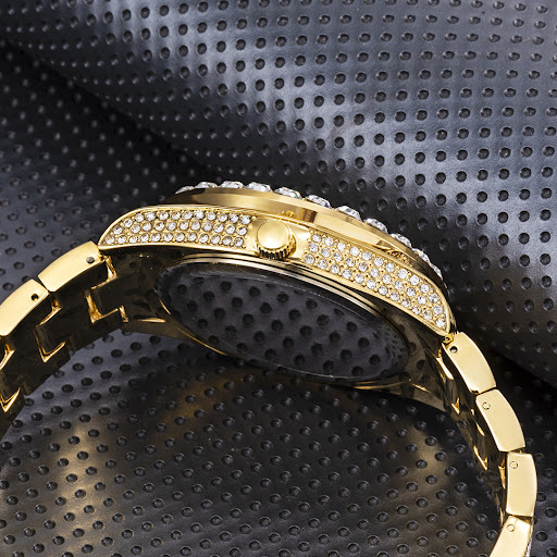Title 1, Fashionable Large Dial Full Diamond Watch