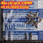 50 Cái Đầu Cos Header Jack Xe Máy 2.8Mm Đầu Đực / Cái Bấm Dây 0.5 - 1.0Mm2 Kde3607