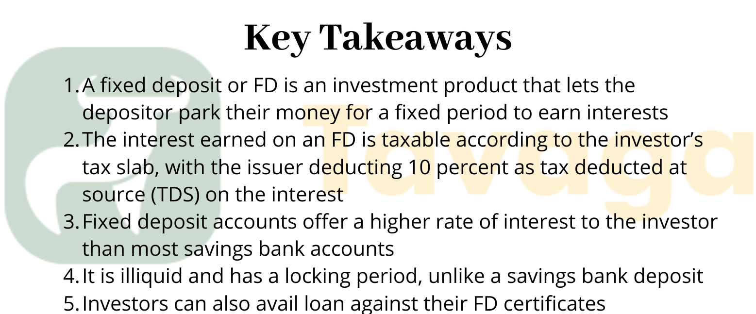 Fixed deposit