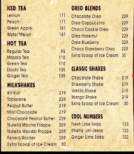 Brown Sugar menu 1