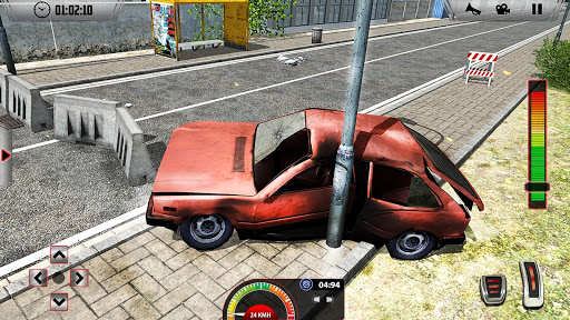 Realistic Car Crash Simulator: Beam Damage Engine