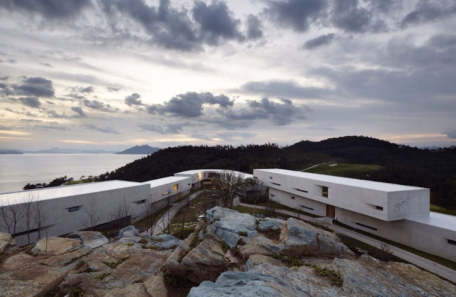 Namhae Southcape Linear Suite Hotel by BCHO Architects Associates, Namhae-gun, South Korea