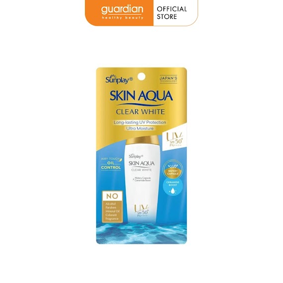 Sữa Chống Nắng Dưỡng Da Trắng Mịn Sunplay Skin Aqua Clear White Spf 50/Pa++++ 25G