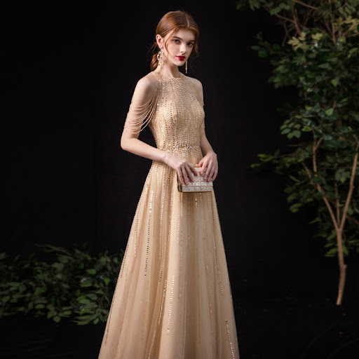 Title 3, Evening Gown Female Banquet Temperament Host Fa...