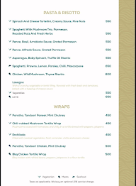 Beleza By The Beach Resort menu 8