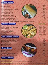 Aggarwal Family Restaurant menu 1