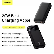 Sạc Dự Phòng Baseus Sạc Nhanh 15W 20W 10000Mah 20000Mah 30000Mah Mini Nhỏ Gọn Hàng Chính Hãng