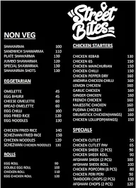 Street Bites menu 2