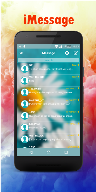Message style OS11 Pro Screen 3