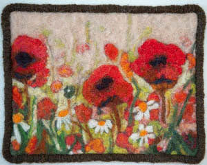 Felted Poppies