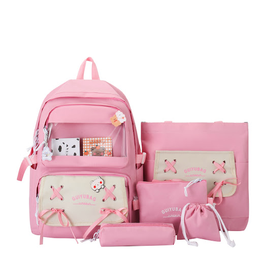 Title 5, Sac à dos scolaire coréen pour écolières du pri...