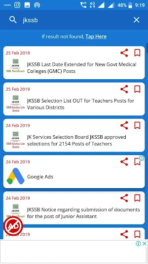 JKUpdates - J&K Jobs, Today's News, Current Affair screenshot 3