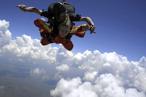 Treat brave teens to a tandem jump.