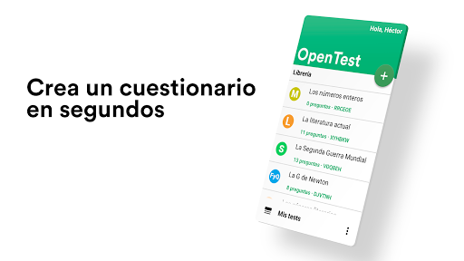 OpenTest - Crea cuestionarios