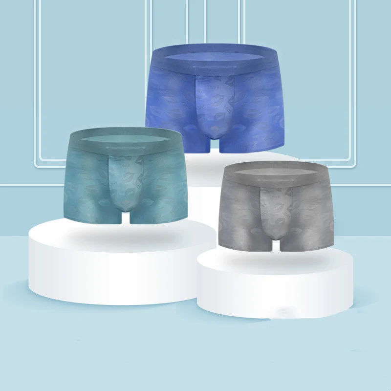 Ice Silk dunne, ademende en koele jongens boxershorts, ideaal voor de zomer, comfortabel en houdt de kinderen koel.