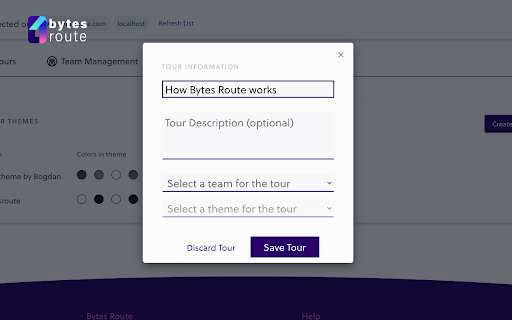 Bytes Route - Free digital adoption platform.