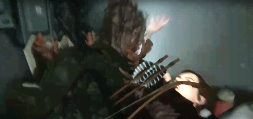 Infected Holding a Bow in The Last of Us Part II