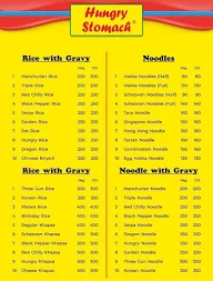 Hungry Stomach menu 4