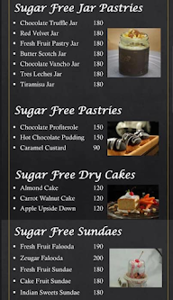 Zeugar Sugar Free menu 6