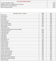 The Tiffin Company menu 1