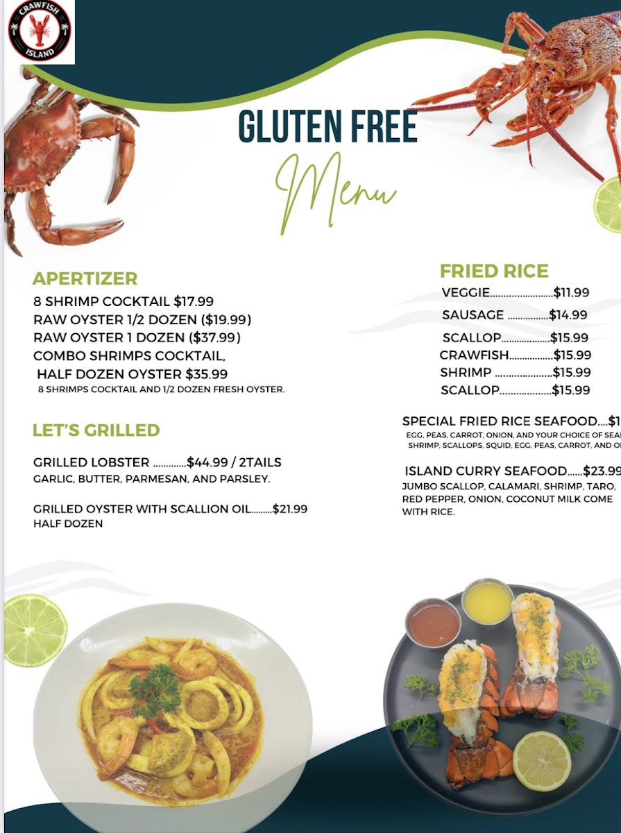 Gluten-Free at Crawfish Island