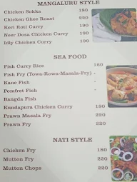 Prakriti Delux menu 5