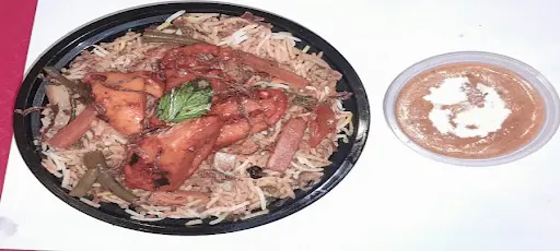 Soya Chaap Masala Biryani Bowl