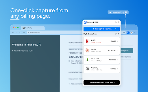 SubList Subscription Manager screenshot 3