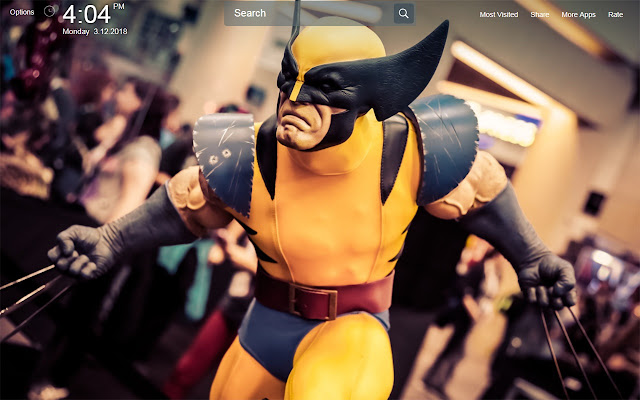 Wolverine Wallpapers Theme New Tab