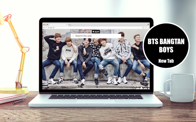 BTS Bangtan Boys New Tab Theme