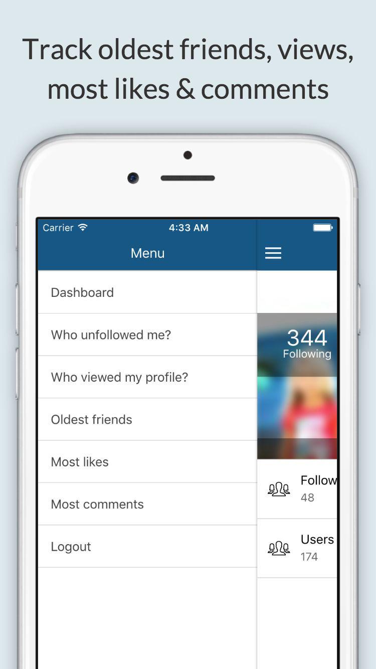 Track Followers - Instagram Screen 3