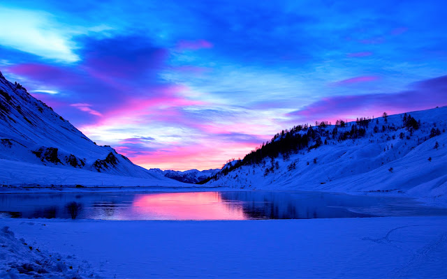 Il lago all'alba di Valeriocuneo