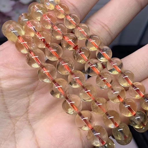 Title 5, Natural Citrine Bracelet for Men and Women. Att...