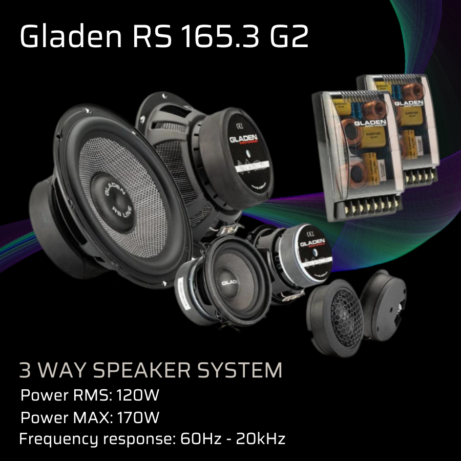 Loa 3 way Gladen RS 165.3 G2