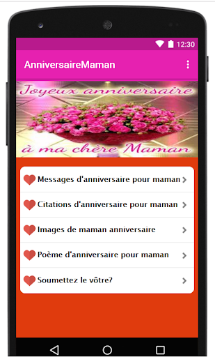 Download Joyeux Anniversaire Maman Free For Android Joyeux Anniversaire Maman Apk Download Steprimo Com