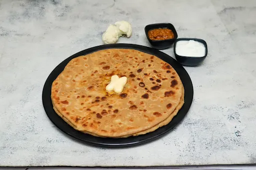 2 Gobi Tawa Paratha [Large] With Dahi & Pickle