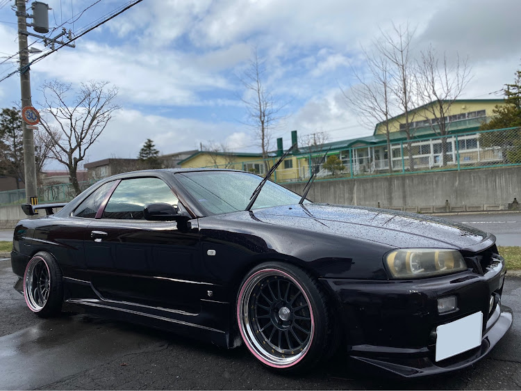 スカイラインのER34スカイライン・エキマニ・コロナウイルスに負けるな・instagram・SSR TF1に関するカスタム事例の投稿画像1枚目