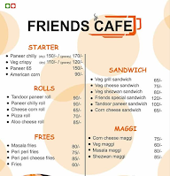 Friends Cafe menu 1