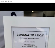 VW congratulated Senohe on his new buy.