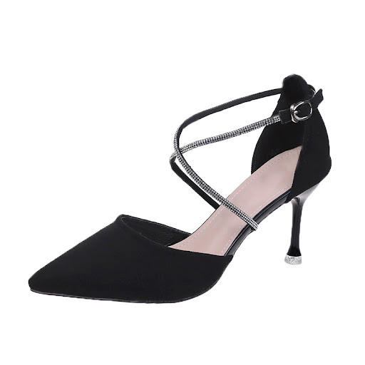 Title 3, Stiletto Rhinestone High Heels, Simple and Fash...