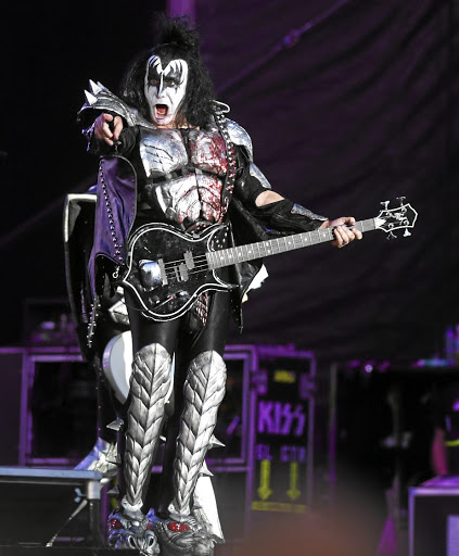 Gene Simmons on stage last year in Norway.