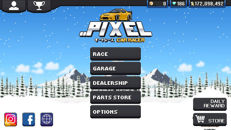 レンさんが投稿したピクセルカーレーサー・雪・pixelcarracer・おもしろ・ゲームに関するカスタム事例の投稿画像2枚目