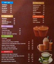 Friends Point Cafe menu 1