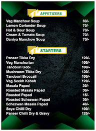 Aaswad Pure Veg Restaurant menu 2