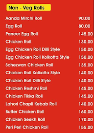 Grab Rolls & Wraps menu 2