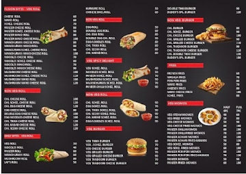 Buddy's Food Burger Hub menu 